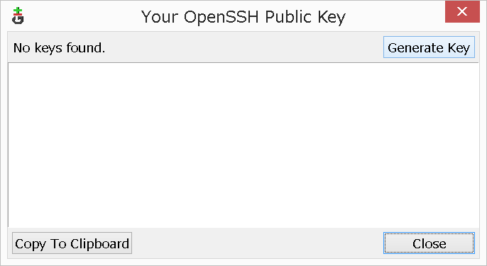 windows git ssh generate key